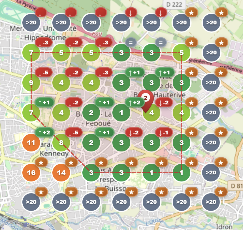 LocalEdge Rank Tracker Heatmap — Google Maps ranking grid
