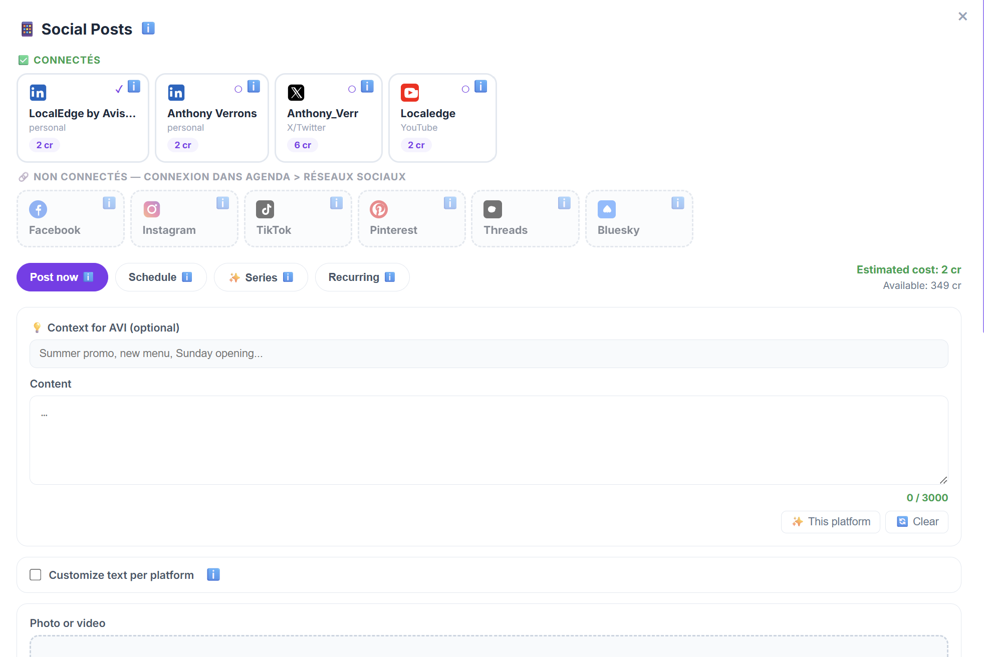LocalEdge Social Posts